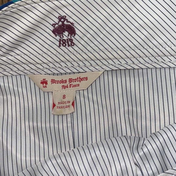 Brooks Brothers Red Fleece Navy Floral Skirt - Picture 4 of 12